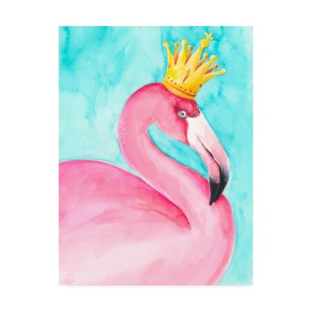 Regina Moore 'Flamingo Queen Ii' Canvas Art,18x24